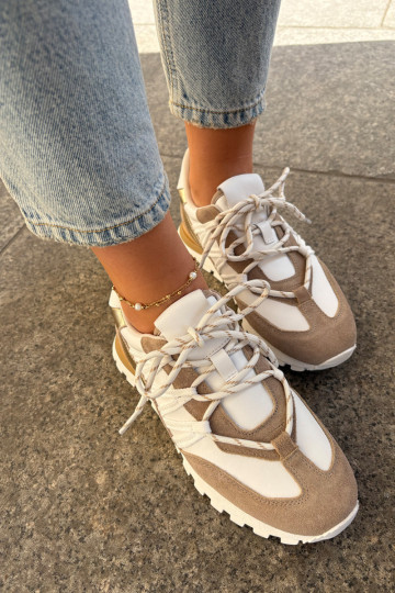 Pealhk jalatsid Sneakers tüüpi jalanõud Pealiste omad Artiker 56C1738 beeži värvi-Kuldset värvi