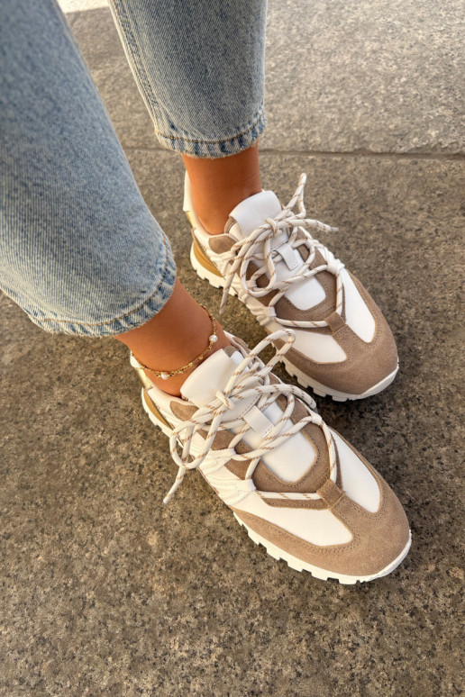 Pealhk jalatsid Sneakers tüüpi jalanõud Pealiste omad Artiker 56C1738 beeži värvi-Kuldset värvi