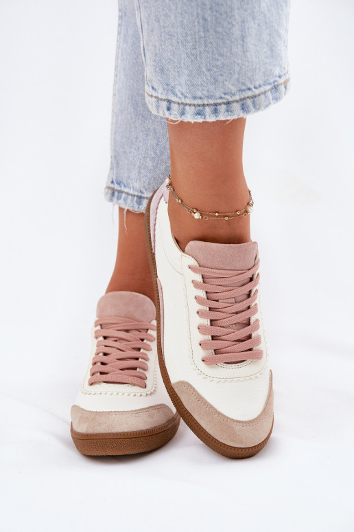 Pealhk Sneakers tüüpi jalanõud Pealiste omad Zazoo N1220 valget värvi Pealhk Sneakers tüüpi jalanõud Pealiste omad Zazoo N1220 valget värvi