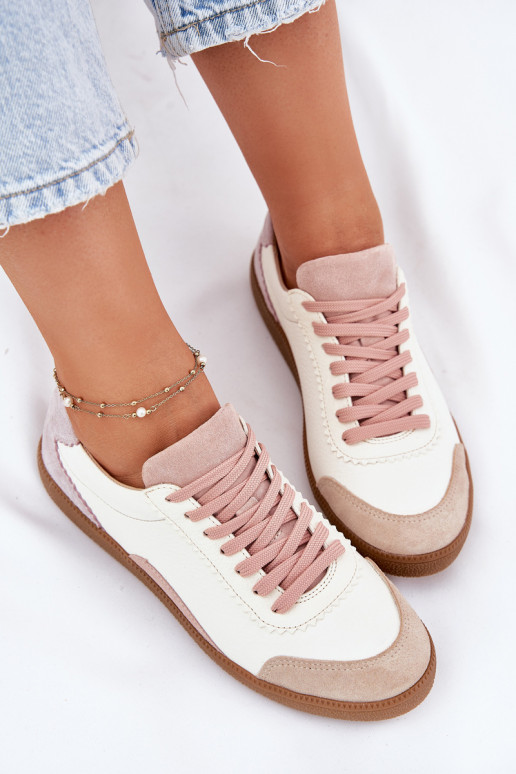 Pealhk Sneakers tüüpi jalanõud Pealiste omad Zazoo N1220 valget värvi Pealhk Sneakers tüüpi jalanõud Pealiste omad Zazoo N1220 valget värvi