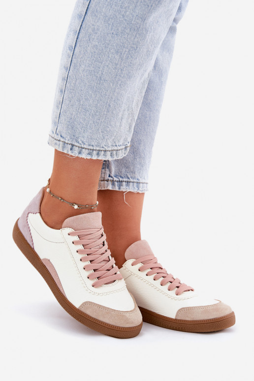 Pealhk Sneakers tüüpi jalanõud Pealiste omad Zazoo N1220 valget värvi Pealhk Sneakers tüüpi jalanõud Pealiste omad Zazoo N1220 valget värvi