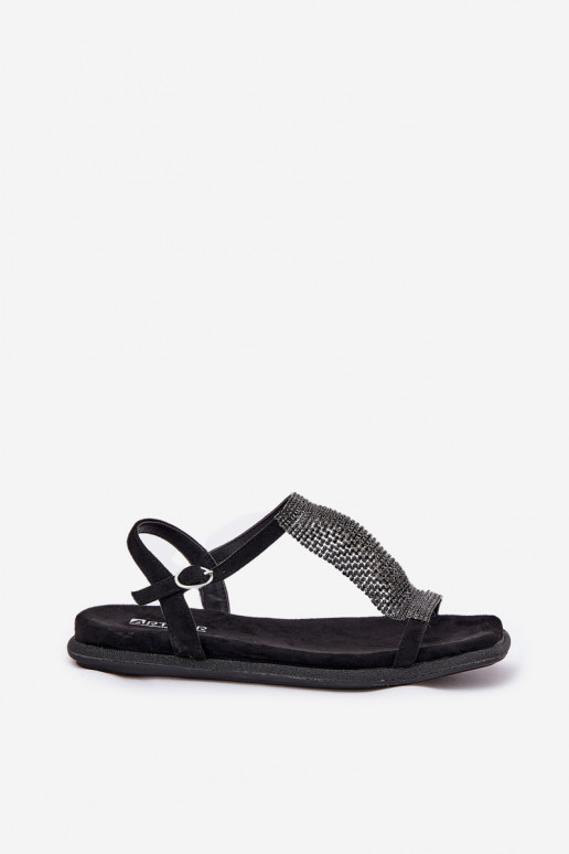 sileda tallaga Elegantsed Pealistesandaalid kristallidega Artiker 56C1370 msuud sileda tallaga Elegantsed Pealistesandaalid kristallidega Artiker 56C1370 msuud