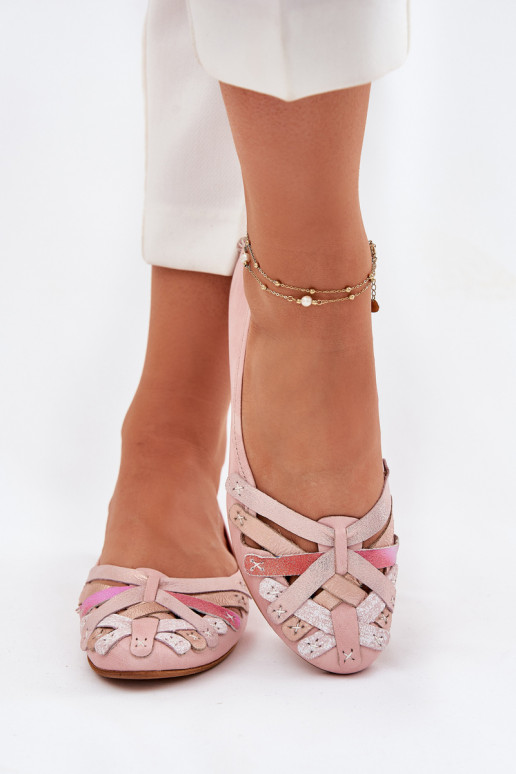 Pealiste omad Baleriinad Sellel onciejka 01358-51 Tumeroosad värvi Pealiste omad Baleriinad Sellel onciejka 01358-51 Tumeroosad värvi