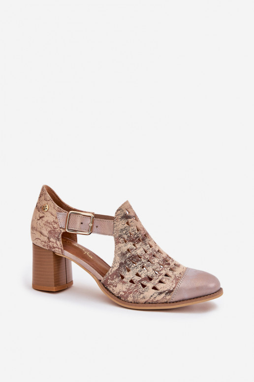 Pealiste omad Pealhk Saapad Sellel onciejka 04962-43 beeži värvi-Kuldset värvi