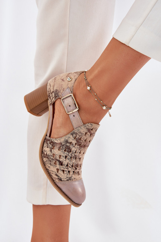 Pealiste omad Pealhk Saapad Sellel onciejka 04962-43 beeži värvi-Kuldset värvi