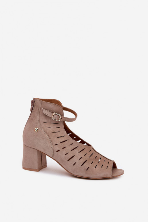 seemisnakhsed Pealiste poolsaapad Sellel onciejka 06893-10 beeži värvi