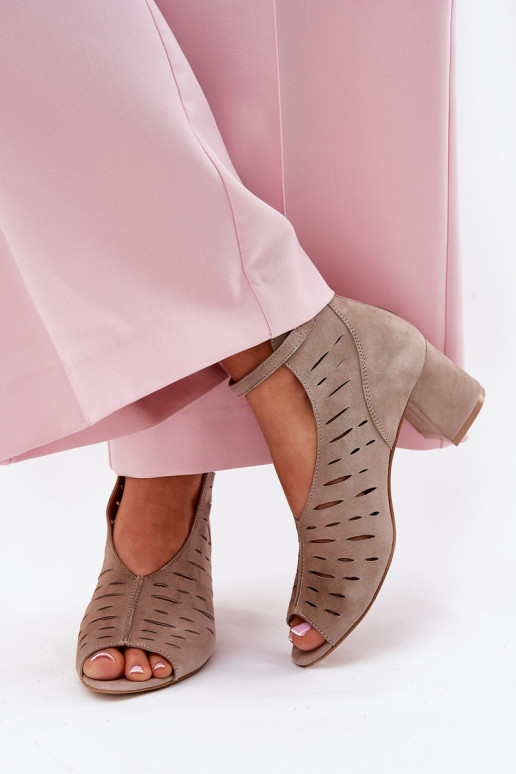 seemisnakhsed Pealiste poolsaapad Sellel onciejka 06893-10 beeži värvi