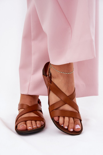 sileda tallaga Pealistesandaalid Pealiste omad Zazoo 40032 pruunid värvi 2