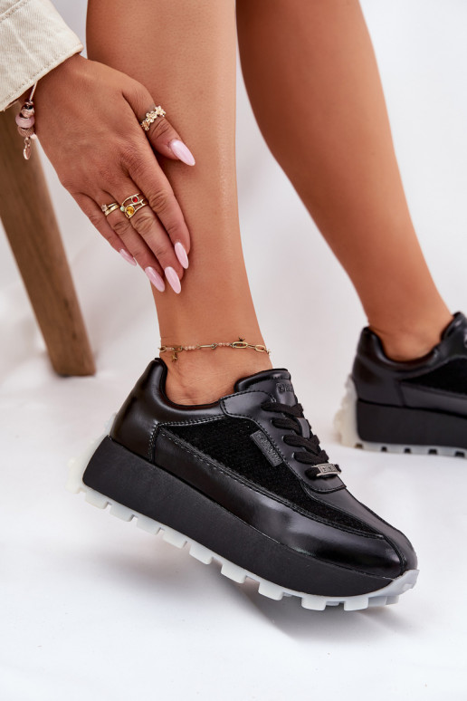 Pealhk Pealiste omad Sneakers tüüpi jalanõud platvormiga Big Star RR274873 HI-POLY SYSTEM msuud Pealhk Pealiste omad Sneakers tüüpi jalanõud platvormiga Big Star RR274873 HI-POLY SYSTEM msuud