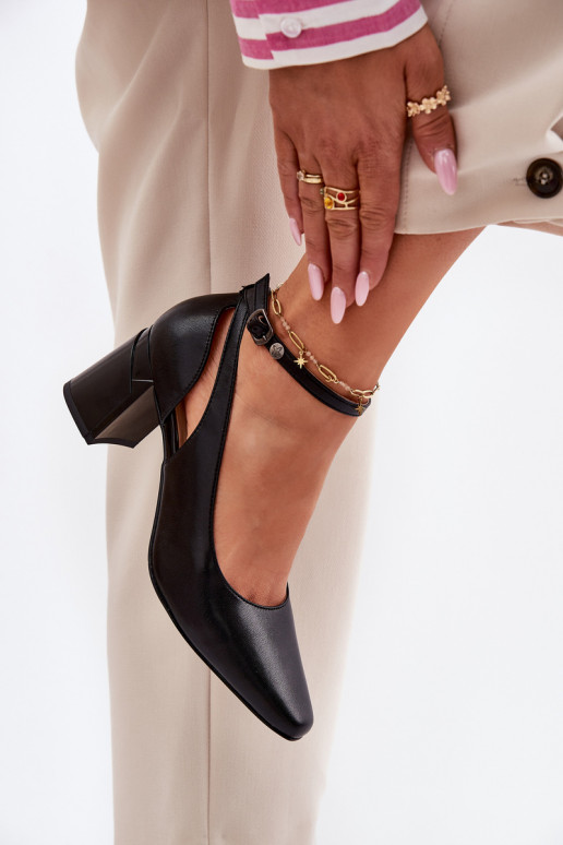 Pealhk Kingad kõrge jämeda kontsaga Sellel onciejka K6816-01 msuud