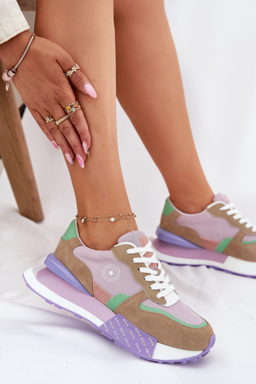 seemisnakhsed Sneakers tüüpi jalanõud Pealiste omad platvormiga Big Star RR274815 HI-POLY SYSTEM Tumeroosad värvi seemisnakhsed Sneakers tüüpi jalanõud Pealiste omad platvormiga Big Star RR274815 HI-POLY SYSTEM Tumeroosad värvi