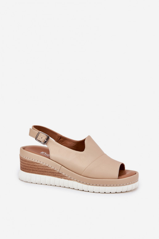 Pealistesandaalid Pealhk Kiilu peal Artiker 56C0919 beeži värvi Pealistesandaalid Pealhk Kiilu peal Artiker 56C0919 beeži värvi
