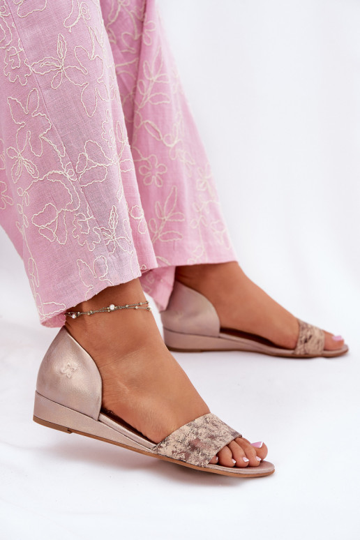 Pealistesandaalid Sellel onciejka 01971-71 Kuldset värvi Pealistesandaalid Sellel onciejka 01971-71 Kuldset värvi