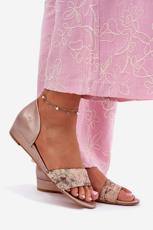 Pealistesandaalid Sellel onciejka 01971-71 Kuldset värvi Pealistesandaalid Sellel onciejka 01971-71 Kuldset värvi