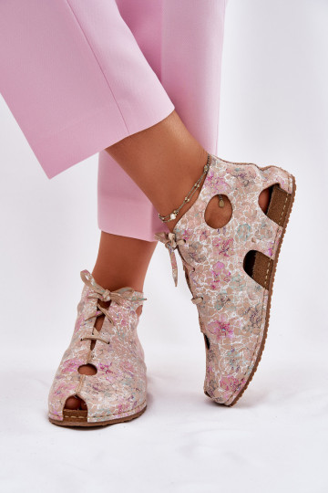 Mustriline Pealhk Pealiste poolsaapad Sellel onciejka 03426-48 beeži värvi 2