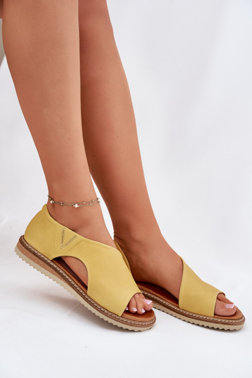 Pealistesandaalid Pealiste omad Artiker 46C1015 Kollased Pealistesandaalid Pealiste omad Artiker 46C1015 Kollased