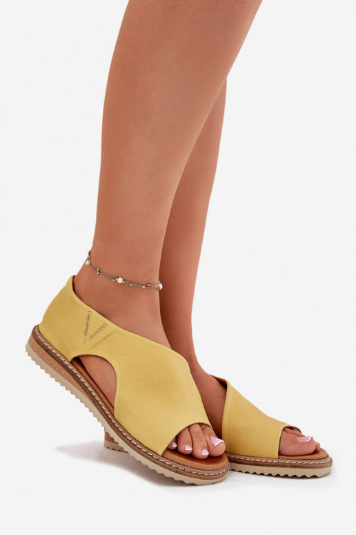 Pealistesandaalid Pealiste omad Artiker 46C1015 Kollased Pealistesandaalid Pealiste omad Artiker 46C1015 Kollased
