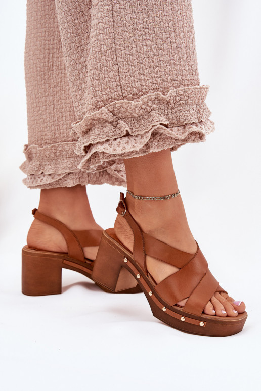 Pealistesandaalid Zazoo 1081 pruunid värvi Pealistesandaalid Zazoo 1081 pruunid värvi