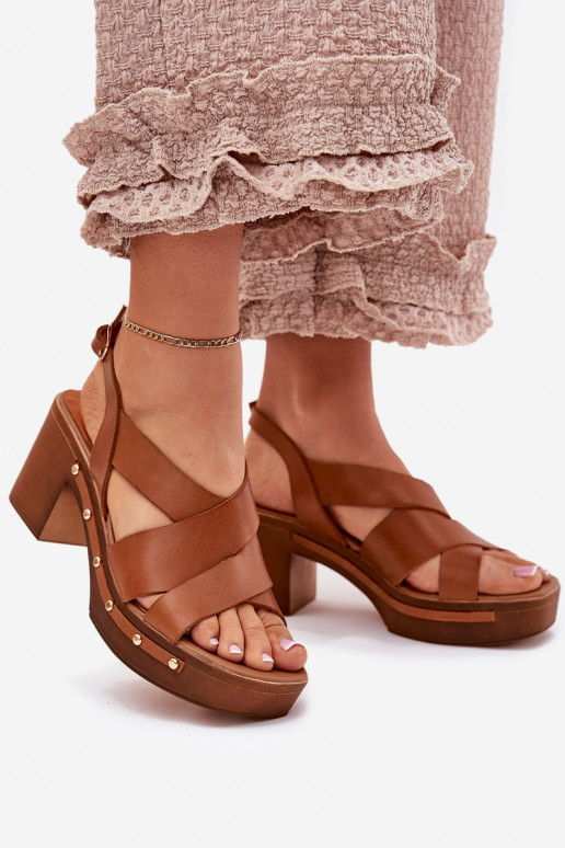 Pealistesandaalid Zazoo 1081 pruunid värvi Pealistesandaalid Zazoo 1081 pruunid värvi