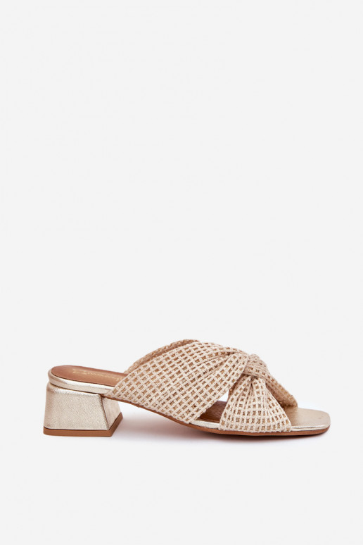 naiste plätud Klockis Sellel onciejka 06955-25 beeži värvi-Kuldset värvi