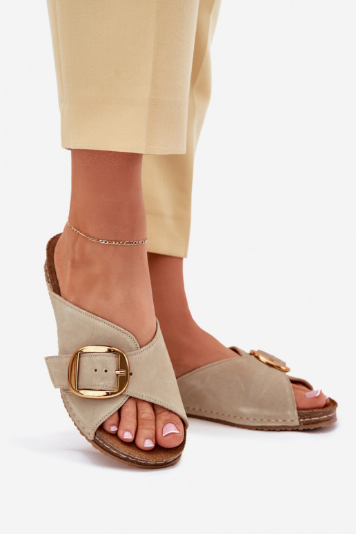 Plätud naturaalsest nahast Kuldse pandlaga Sellel onciejka 07000-22 Pistacjosissee