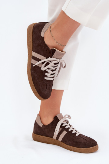 Zazoo N1068 seemisnakhsed Sellel ondal Sneakers tüüpi jalanõud Pealiste omad Czekoladosissee