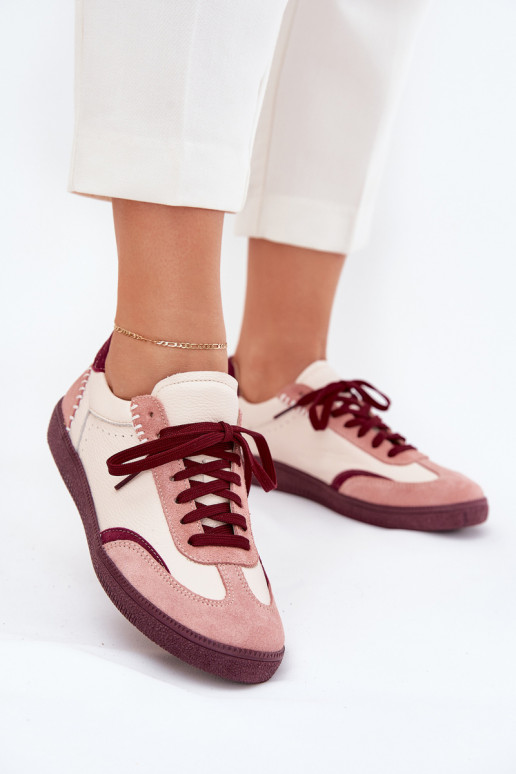 Pealhk Sneakers tüüpi jalanõud Pealiste omad Zazoo N1202 Tumeroosad värvi Pealhk Sneakers tüüpi jalanõud Pealiste omad Zazoo N1202 Tumeroosad värvi