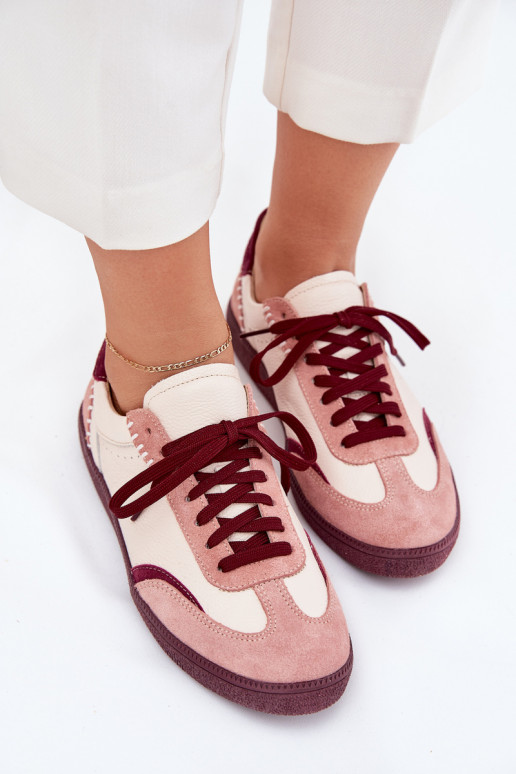 Pealhk Sneakers tüüpi jalanõud Pealiste omad Zazoo N1202 Tumeroosad värvi Pealhk Sneakers tüüpi jalanõud Pealiste omad Zazoo N1202 Tumeroosad värvi