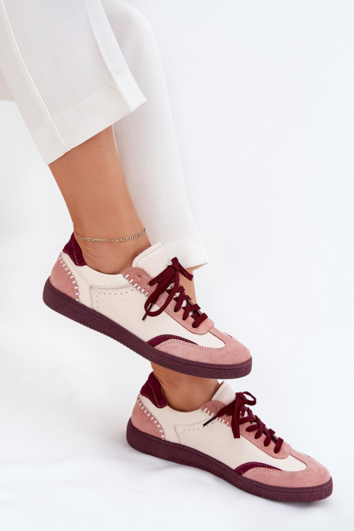 Pealhk Sneakers tüüpi jalanõud Pealiste omad Zazoo N1202 Tumeroosad värvi Pealhk Sneakers tüüpi jalanõud Pealiste omad Zazoo N1202 Tumeroosad värvi