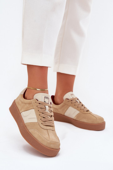 seemisnakhsed Sneakers tüüpi jalanõud Pealiste omad Daniel Lopez Just Dare SS2D4022 beeži värvi