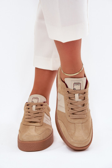 seemisnakhsed Sneakers tüüpi jalanõud Pealiste omad Daniel Lopez Just Dare SS2D4022 beeži värvi 2