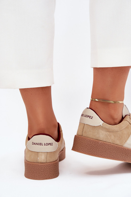 seemisnakhsed Sneakers tüüpi jalanõud Pealiste omad Daniel Lopez Just Dare SS2D4022 beeži värvi seemisnakhsed Sneakers tüüpi jalanõud Pealiste omad Daniel Lopez Just Dare SS2D4022 beeži värvi