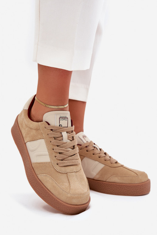 seemisnakhsed Sneakers tüüpi jalanõud Pealiste omad Daniel Lopez Just Dare SS2D4022 beeži värvi seemisnakhsed Sneakers tüüpi jalanõud Pealiste omad Daniel Lopez Just Dare SS2D4022 beeži värvi