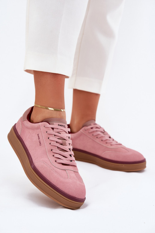seemisnakhsed Pealiste omad Sneakers tüüpi jalanõud Daniel Lopez Just Dare SS2D4010 Tumeroosad värvi seemisnakhsed Pealiste omad Sneakers tüüpi jalanõud Daniel Lopez Just Dare SS2D4010 Tumeroosad värvi