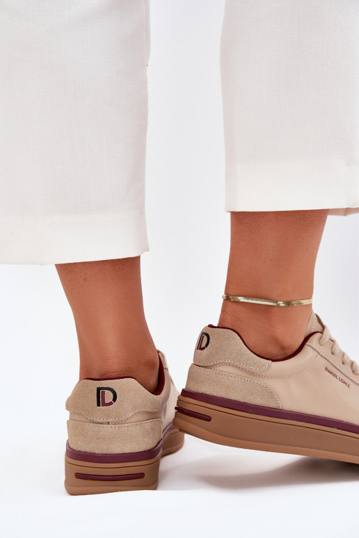 Pealhk Pealiste omad Sneakers tüüpi jalanõud Daniel Lopez Just Dare SS2D4007 beeži värvi