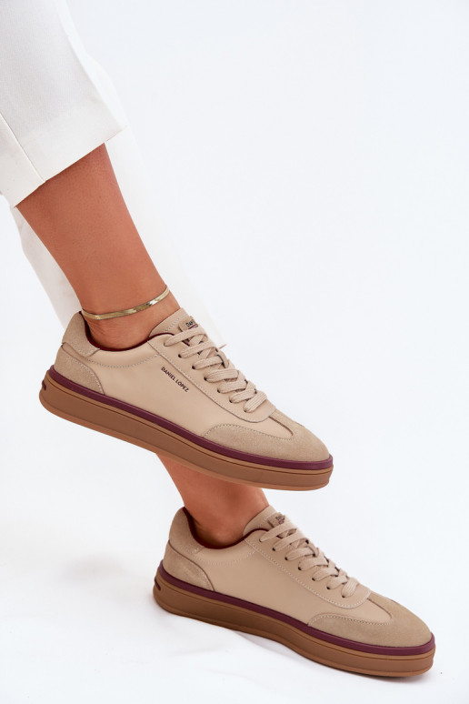 Pealhk Pealiste omad Sneakers tüüpi jalanõud Daniel Lopez Just Dare SS2D4007 beeži värvi