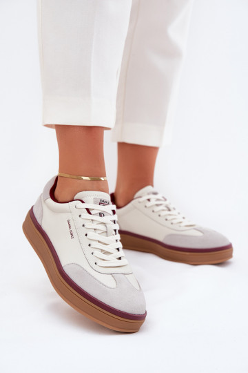 Pealhk Pealiste omad Sneakers tüüpi jalanõud Daniel Lopez Just Dare SS2D4008 Valget-Halli värvi