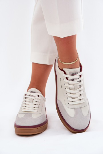Pealhk Pealiste omad Sneakers tüüpi jalanõud Daniel Lopez Just Dare SS2D4008 Valget-Halli värvi 2