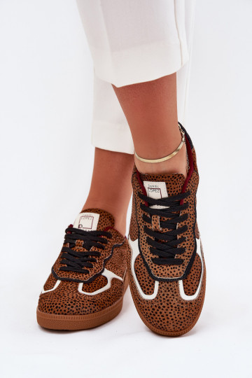 Sneakers tüüpi jalanõud Pealiste omad Daniel Lopez Just Dare SS2D4016 pruunid värvi