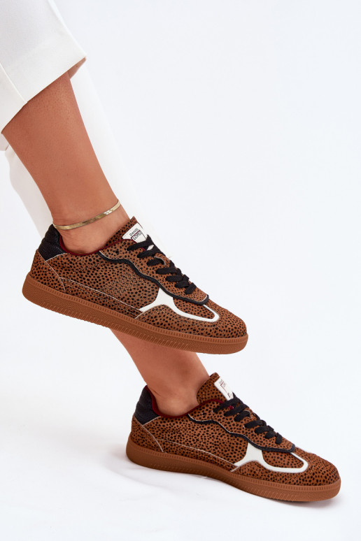 Sneakers tüüpi jalanõud Pealiste omad Daniel Lopez Just Dare SS2D4016 pruunid värvi Sneakers tüüpi jalanõud Pealiste omad Daniel Lopez Just Dare SS2D4016 pruunid värvi