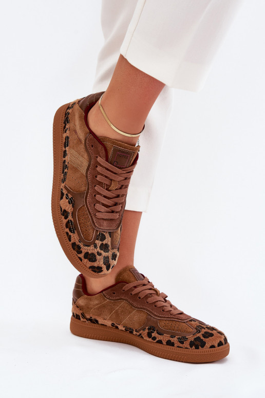 Sneakers tüüpi jalanõud Pealiste omad Daniel Lopez Just Dare SS2D4017 leopardimustriga Sneakers tüüpi jalanõud Pealiste omad Daniel Lopez Just Dare SS2D4017 leopardimustriga