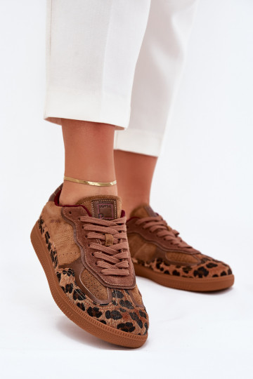 Sneakers tüüpi jalanõud Pealiste omad Daniel Lopez Just Dare SS2D4017 leopardimustriga 2
