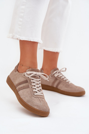 Zazoo N1068 seemisnakhsed Sellel ondal Sneakers tüüpi jalanõud Pealiste omad beeži värvi