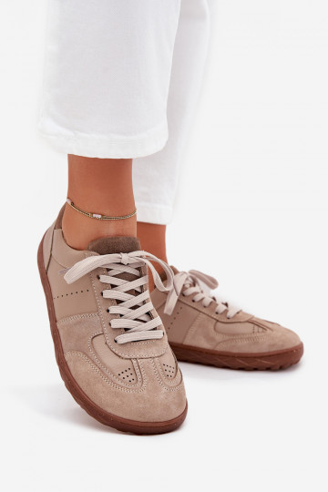 Pealhk Pealistesaapad Barefoot Zazoo N1277S2 beeži värvi