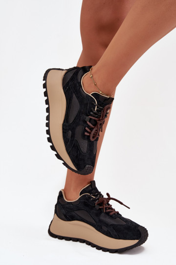 Pealhk Sneakers tüüpi jalanõud platvormiga Pealiste omad Big Star SS274628 HI-POLY SYSTEM msuud