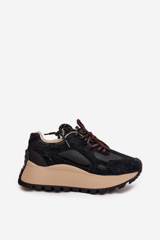 Pealhk Sneakers tüüpi jalanõud platvormiga Pealiste omad Big Star SS274628 HI-POLY SYSTEM msuud