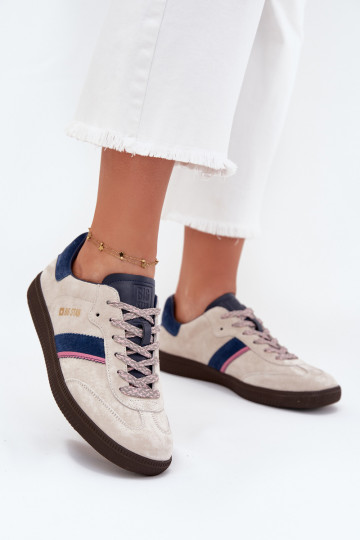seemisnakhsed Sellel ondal Sneakers tüüpi jalanõud Pealiste omad Big Star SS274679 HI-POLY SYSTEM Halli värvi 2