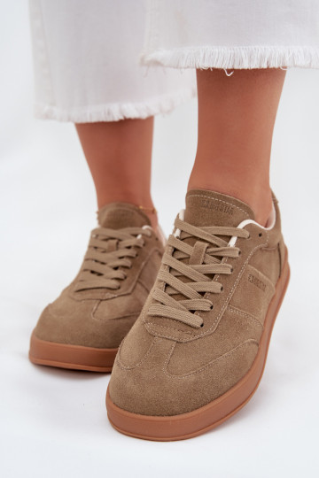 seemisnakhsed Sneakers tüüpi jalanõud Pealiste omad Big Star SS274675 HI-POLY SYSTEM beeži värvi