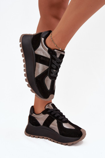 seemisnakhsed Sneakers tüüpi jalanõud Pealiste omad voodriga platvormiga Big Star OO274A217 HI-POLY SYSTEM msuud