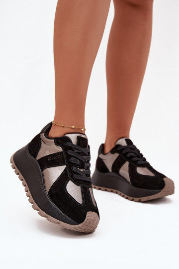 seemisnakhsed Sneakers tüüpi jalanõud Pealiste omad voodriga platvormiga Big Star OO274A217 HI-POLY SYSTEM msuud 2